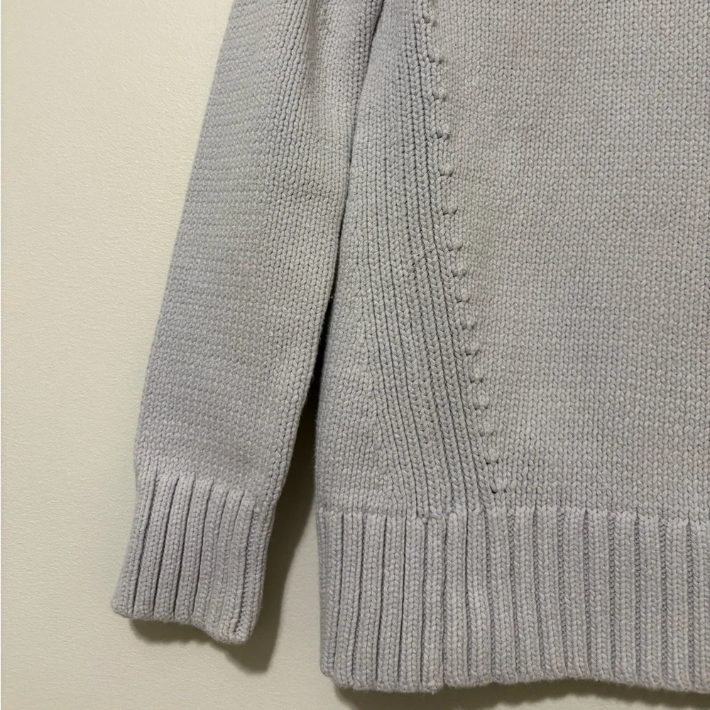 J CREW ALWAYS 1988 Rollneck Sweater Gray Cotton Size XS - Picture 7 of 14